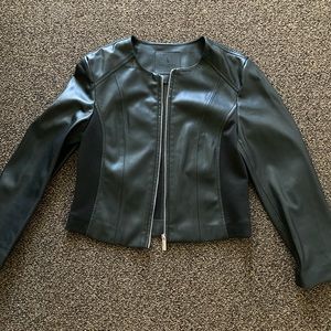 Faux leather jacket